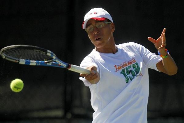 Stefan González forma parte del equipo guatemalteco de Copa Davis. (Foto Prensa Libre: Hemeroteca PL)