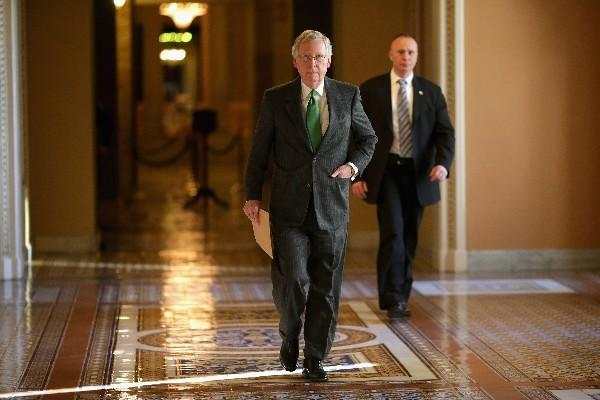 Mitch McConnell,&nbsp; el líder de la mayoría republicana en el Senado de Estados Unidos. (Foto Prensa Libre: AP)