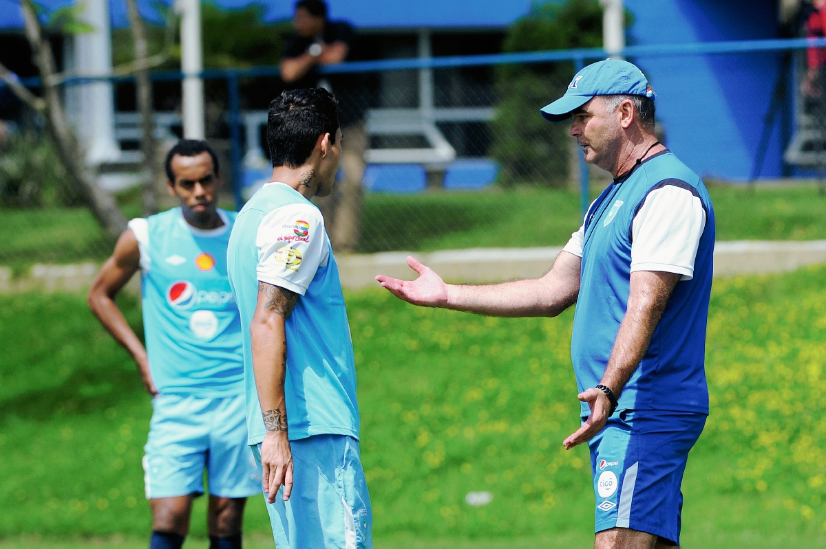 Entreno de la Selección Nacional en el Proyecto Goal (Foto Prensa Libre: Óscar Felipe Q.)