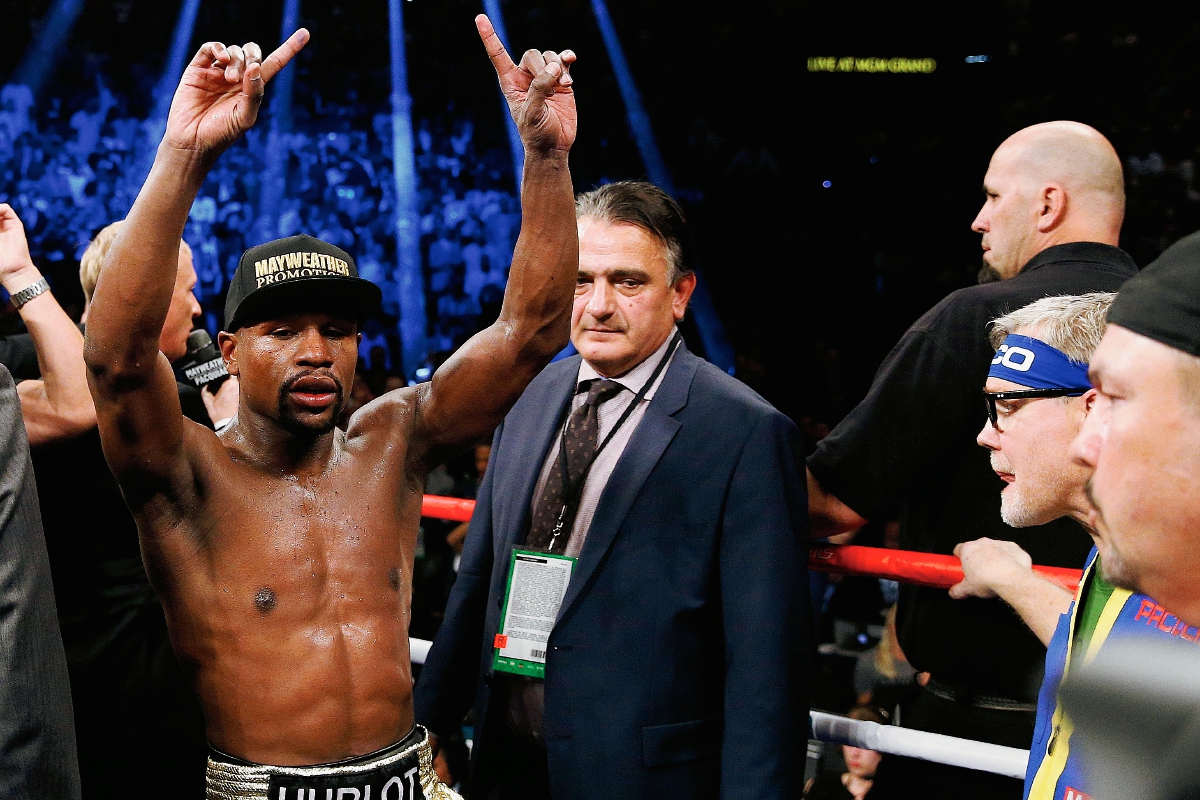 Floyd Mayweather Jr., tiene 14 días par apela la decisión de la OBM. (Foto Prensa Libre: AP)