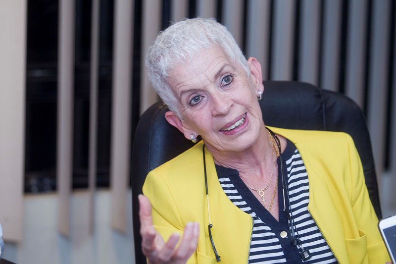 Adela de Torrebiarte, presidenta del Comité de Regularización de la Fedefut, dice que el deporte debe volver a tener credibilidad. (Foto Prensa Libre: Norvin Mendoza)