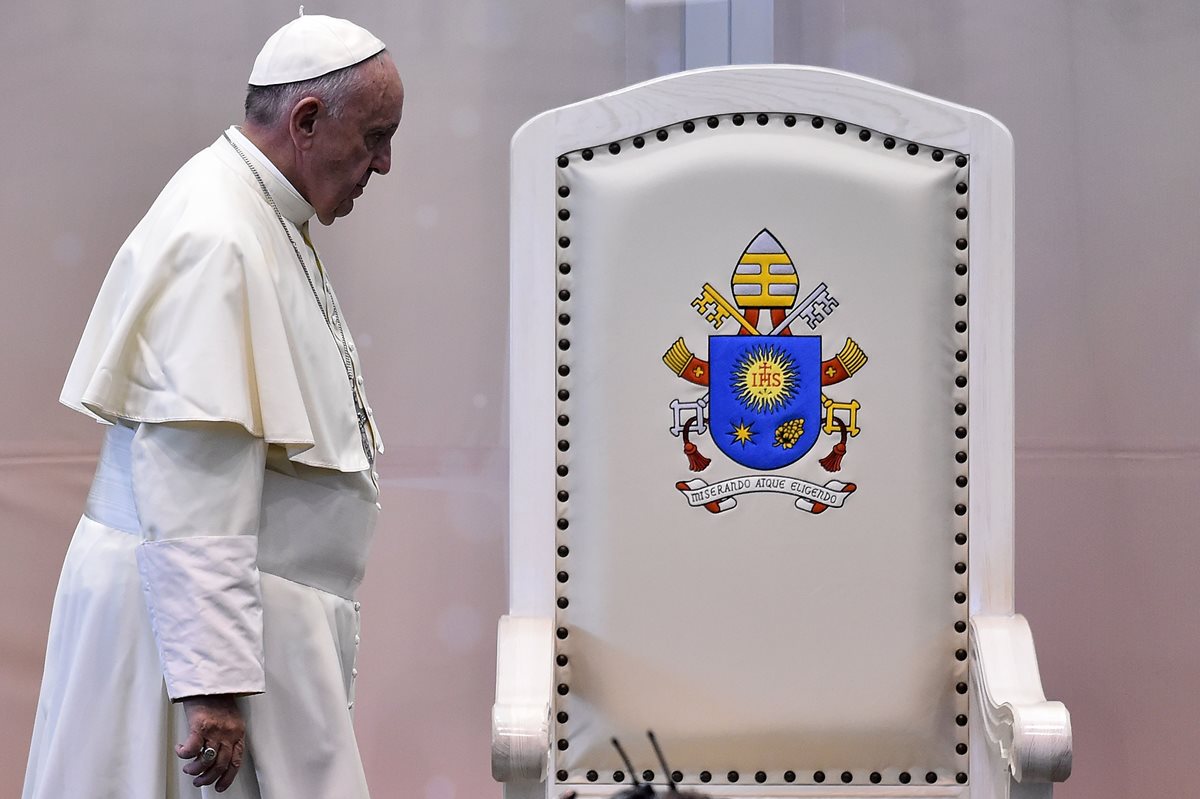 El papa Francisco culmina el miércoles su gira en México. (Foto Prensa Libre: AFP).