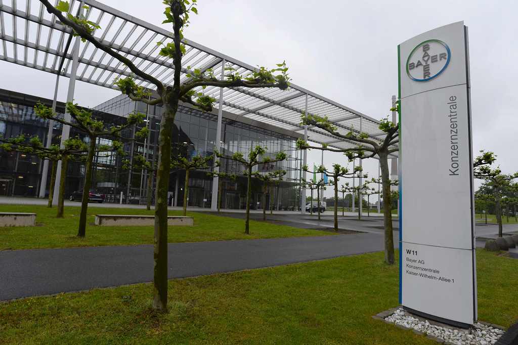 La sede alemana de la farmacéutica Bayer. (Foto Prensa Libre: AFP)