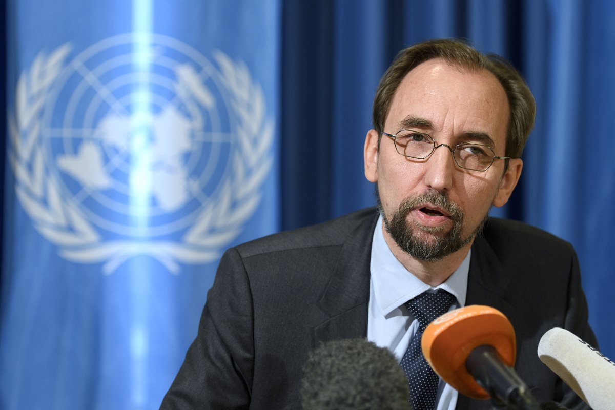 Zeid Ra’ad al-Hussein considera que Trump es "peligroso". (Foto Prensa Libre: AP).