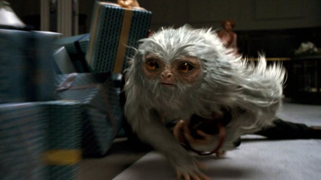 El "demiguise" es una de las bestias fantásticas que hacen su debut en la película y puede volverse invisible si se siente amenazada. ATLASPIX / ALAMY STOCK PHOTO