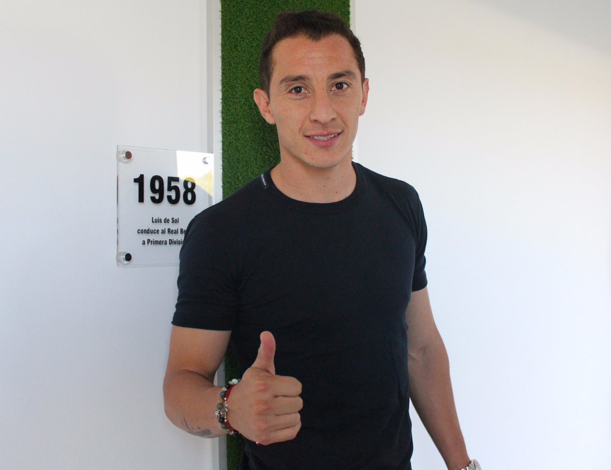 Andrés Guardado se ha impuesto grandes metas en el Real Betis. (Foto Prensa Libre: cortesía @RealBetis)