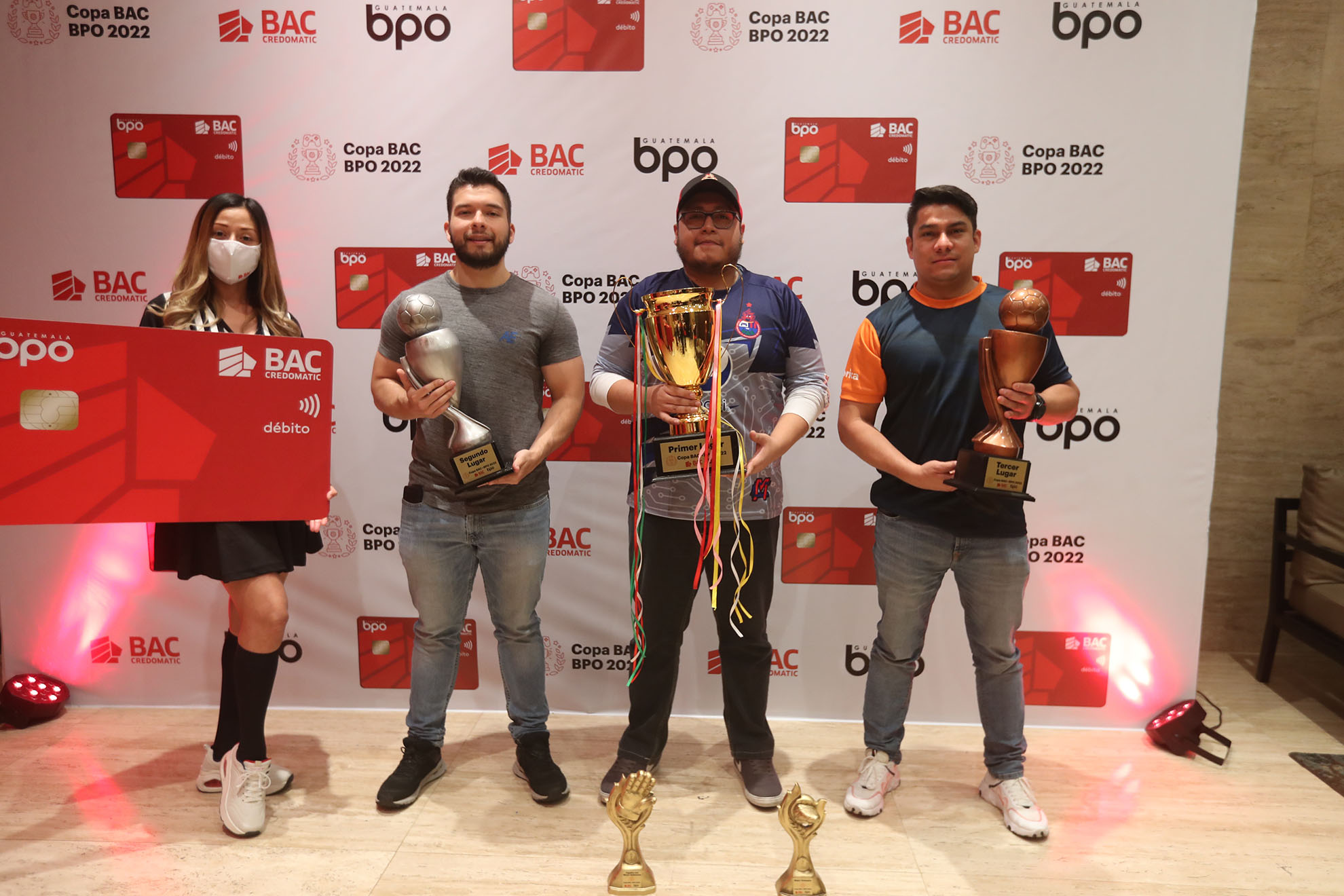 Premiación Copa BAC BPO. (Foto: Erick Ávila/Prensa Libre).