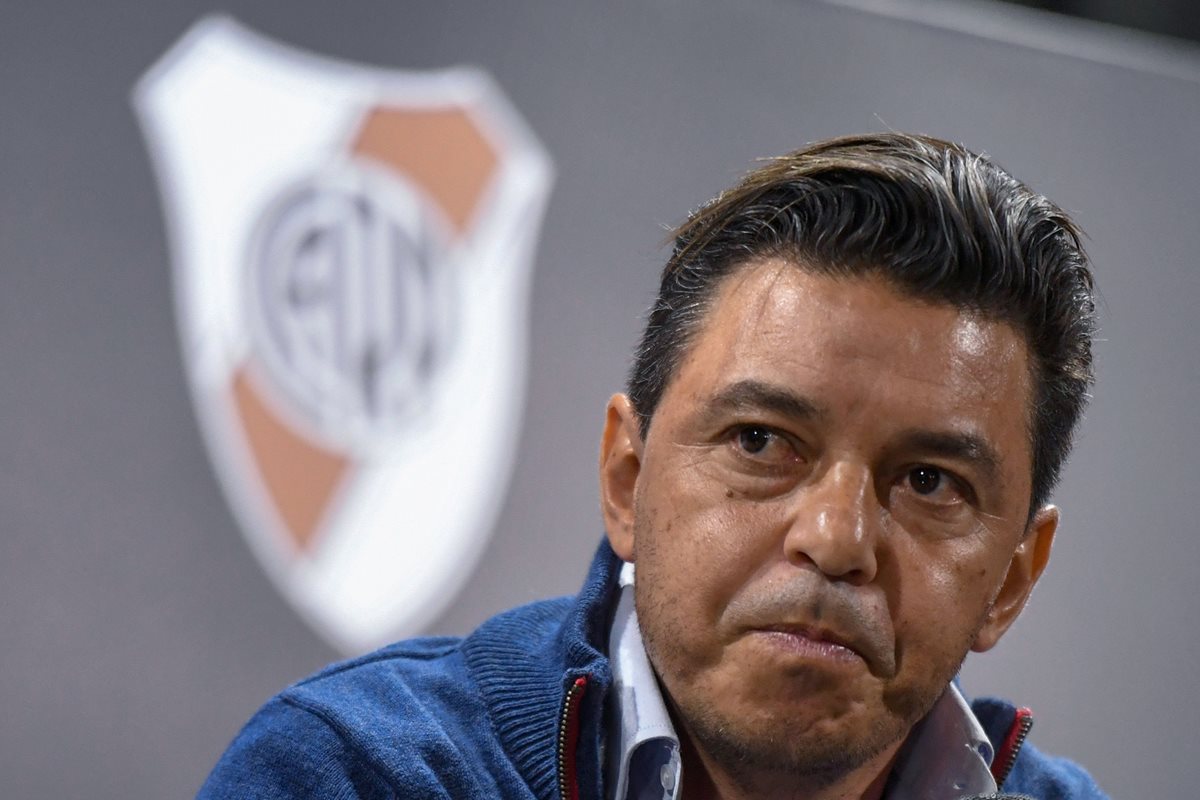 Marcelo Gallardo, técnico de River Plate. (Foto Prensa Libre: AFP)