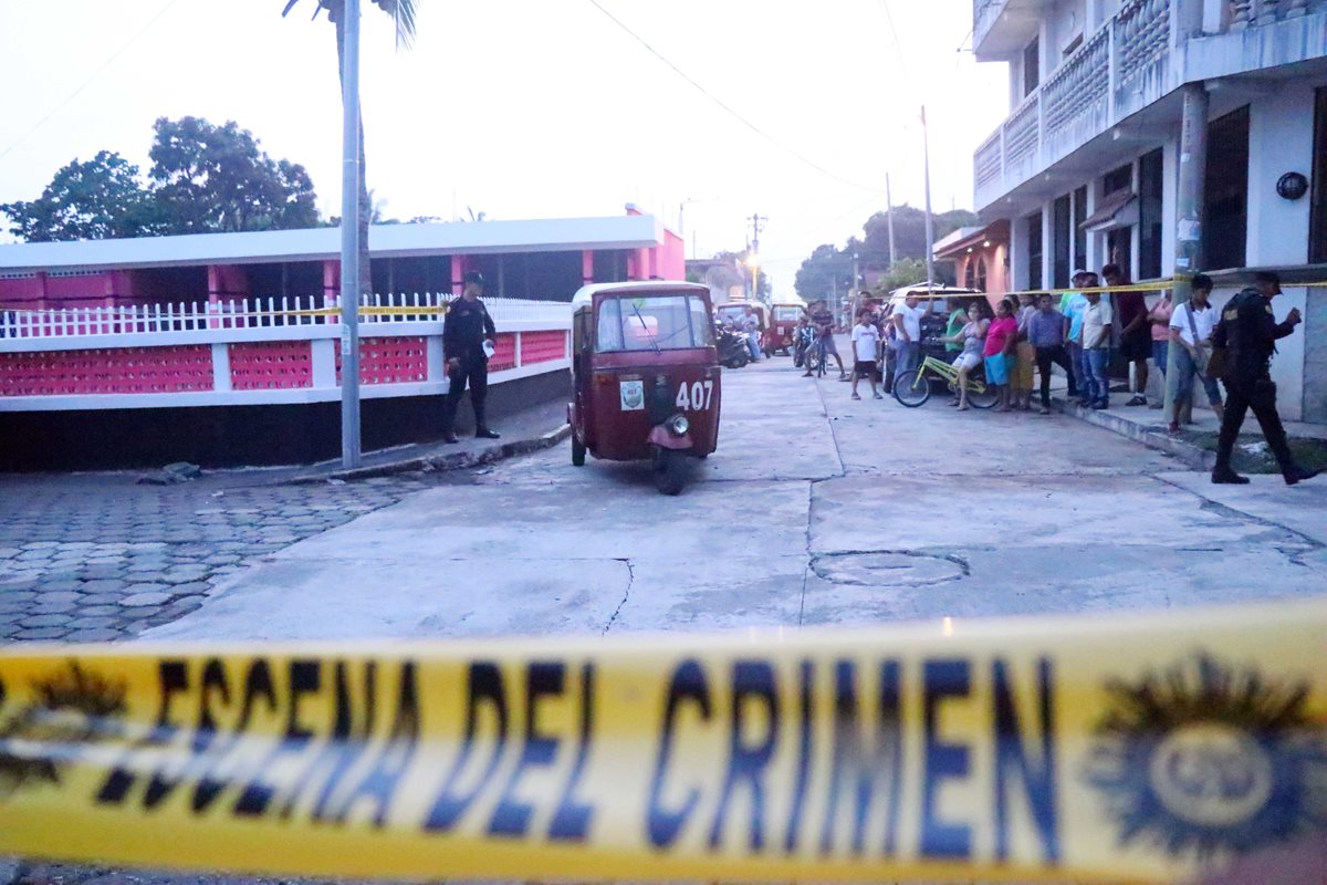 Edgar Marroquín, 48, manejaba un mototaxi cuando fue baleado en Retalhuleu. Foto Prensa Libre: Rolando Miranda.