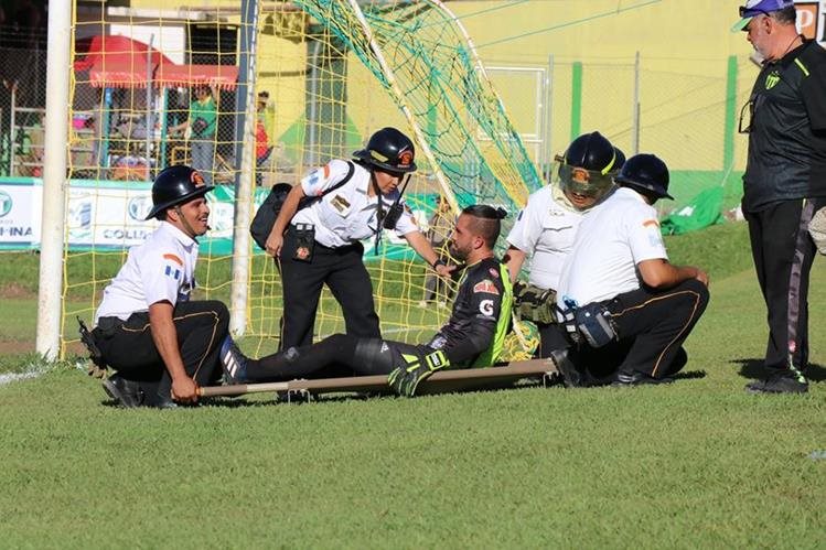 Adrián de Lemos se lesionó el cuatro de febrero. (Foto Prensa Libre: Hemeroteca PL)