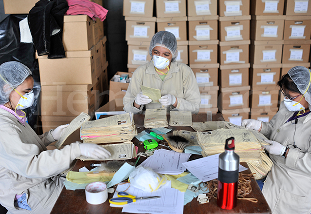 En 2009 el Archivo Histórico de la PNC pasó de depender del Ministerio de Gobernación al Ministerio de Cultura y Deportes. (Foto Prensa Libre: Hemeroteca PL)