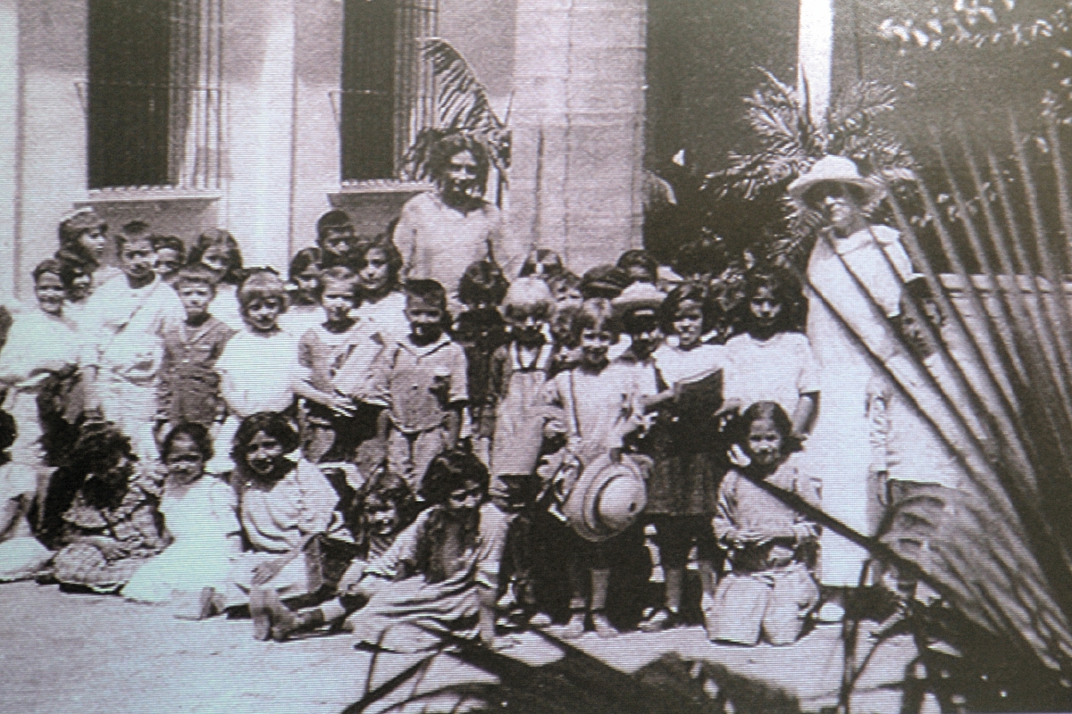 Estudiantes del Colegio Alemán de 1901.