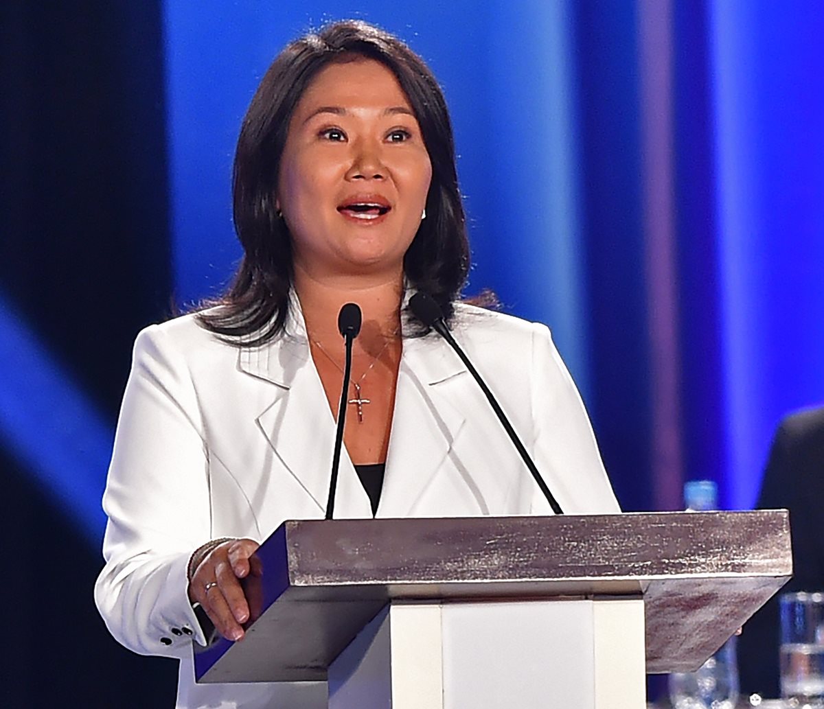 Keiko Fujimori, candidata a la presidencia de Perú. (Foto Prensa Libre: AFP).