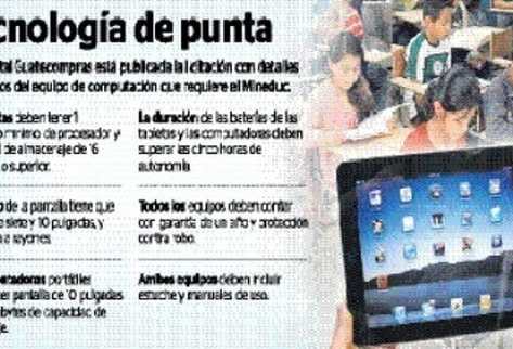 Libros de texto serán digitalizados.