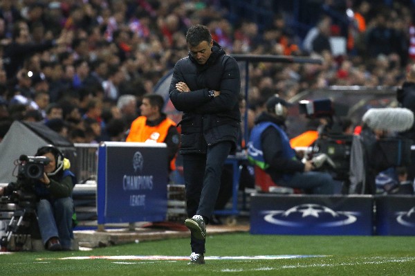 Luis Enrique, técnico del Barcelona, no pudo llevar a su equipo a una segunda final consecutiva. (Foto Prensa Libre: EFE)