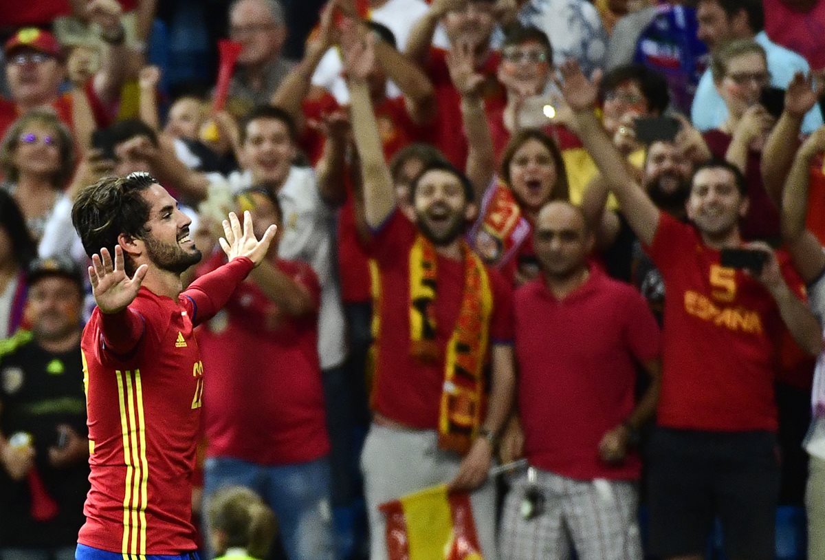 Isco se robó el show en el Bernabéu, como ya es costumbre. (Foto Prensa Libre: AFP)