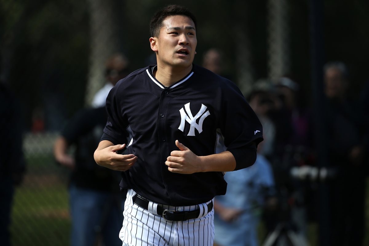 Mashiro Tanaka es una de las incorporaciones del año pasado del equipo Yanqui para esta nueva temporada. (Foto Prensa Libre: AP)