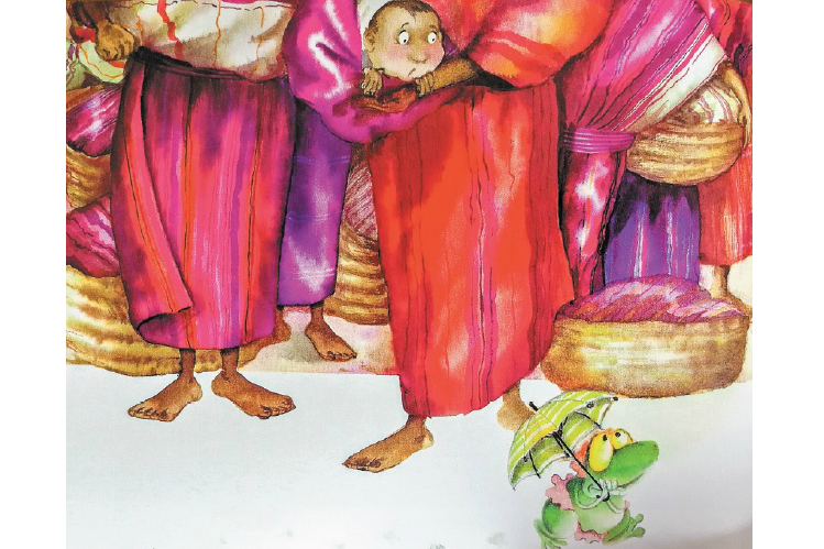 En las ilustraciones de Los cuentos del Cuyito se aprecia el colorido guatemalteco; son del español Nivio López Vigil.