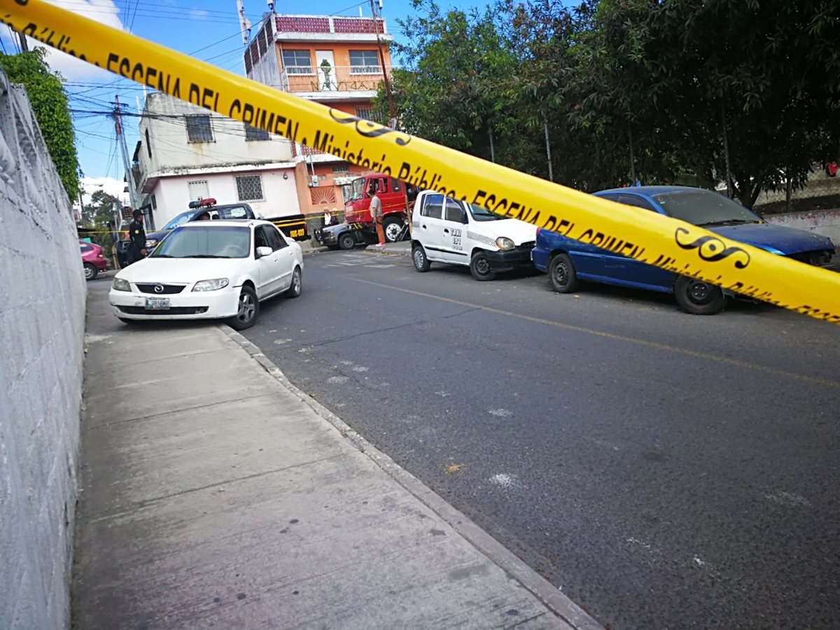 El martes once personas fueron heridas en hechos de violencia en la metrópoli de Guatemala. (Foto Prensa Libre: Estuardo Paredes)