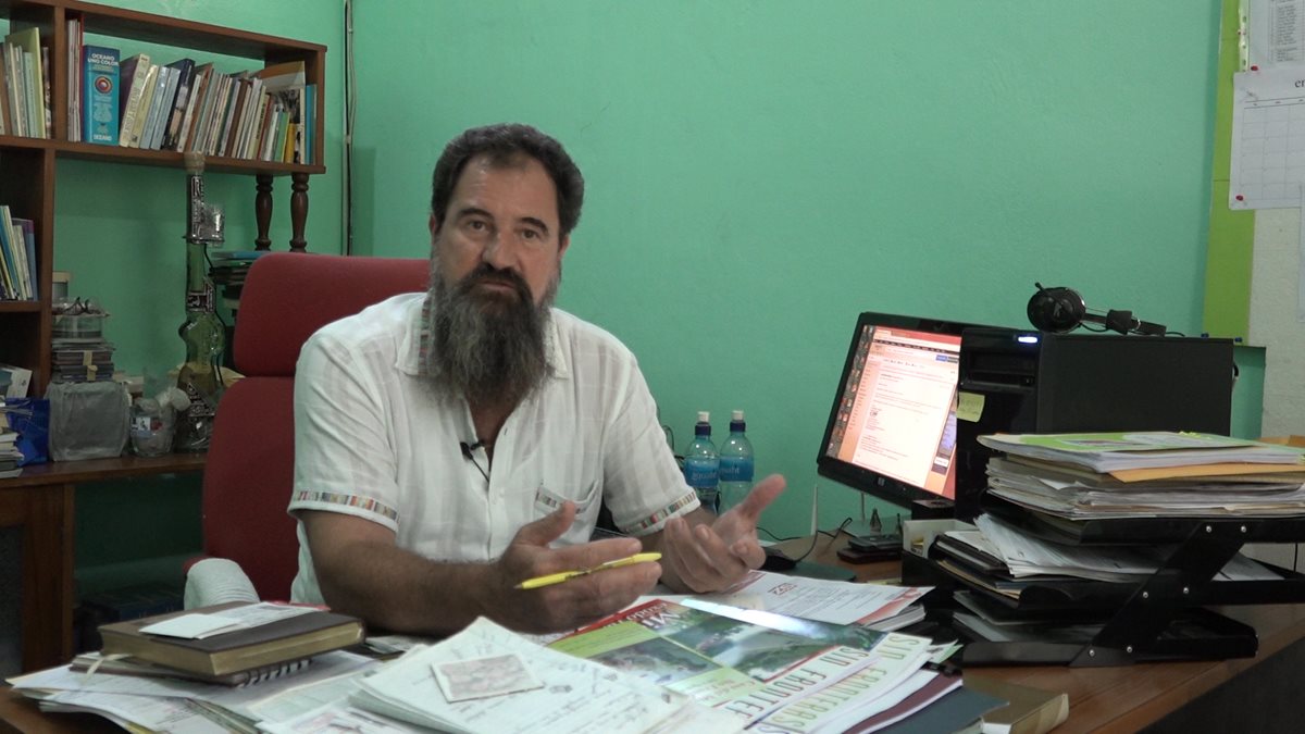 Ademar Barilli, director de la Casa del Migrante en Tecún Umán, San Marcos. (Foto: Juan Carlos Rivera)