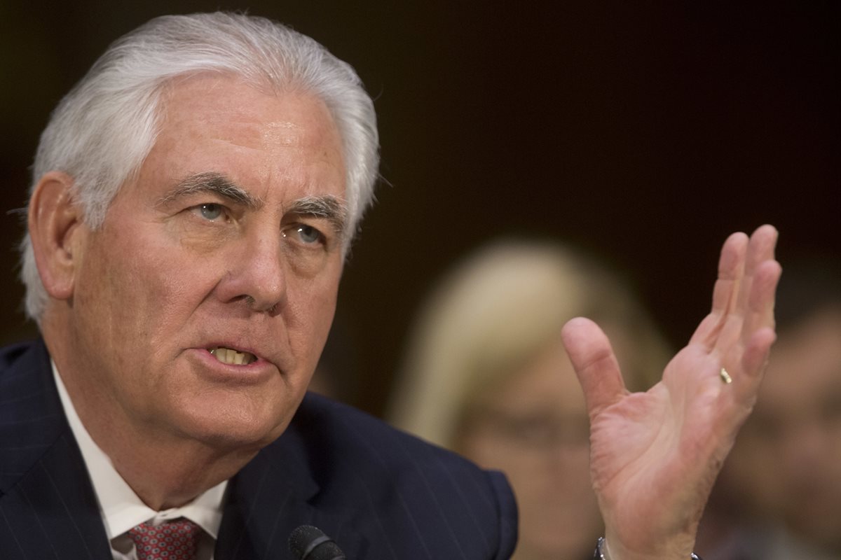 Rex Tillerson, nuevo secretario de Estado de Estados Unidos. (Foto Prensa Libre: AP).