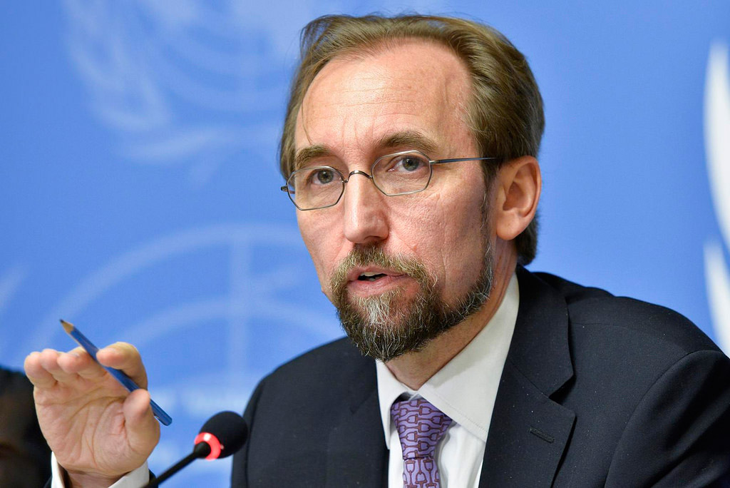 Zeid Ra´ad Al Hussein, alto comisionado de Naciones Unidas para los Derechos Humanos calificó como sin precedentes declarar non grato a Iván Velásquez. (Foto Prensa Libre: ONU)