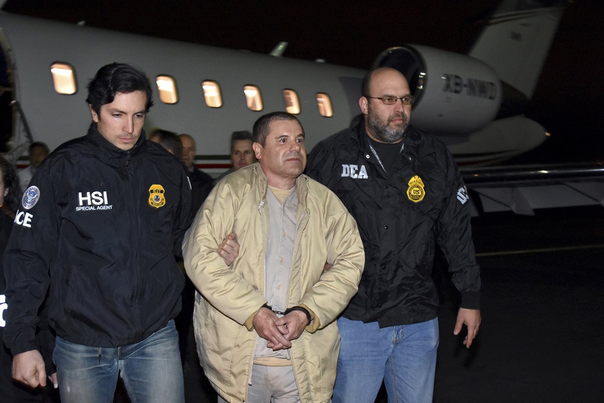 El Chapo enfrenta proceso en Estados Unidos. (Foto Prensa Libre: AP)