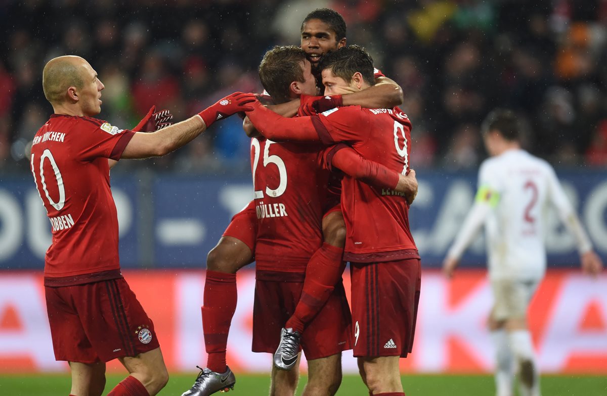 El Bayern recibe este sábado al Darmstadt en un partido que será un ensayo general para la ida de octavos de final de la Liga de Campeones contra el Juventus. (Foto Prensa Libre: AFP)