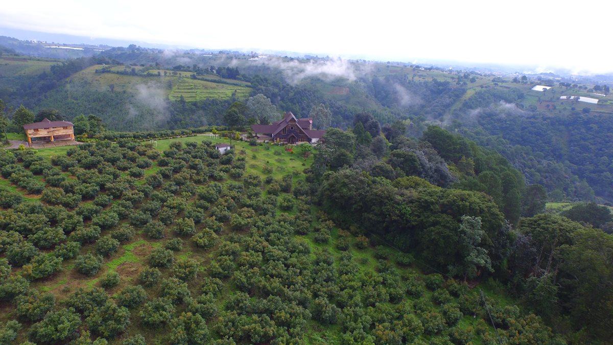 La finca en Chimaltenango propiedad de una de las empresas de Otto Pérez Molina que está bajo investigación. (Foto Prensa Libre: Hemeroteca PL)