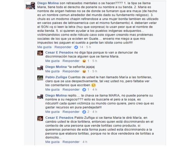 Diversas opiniones generó la disculpa pública que la dueña de la tienda virtual tuvo que hacer por el nombre del negocio. (Foto Prensa Libre: Facebook)