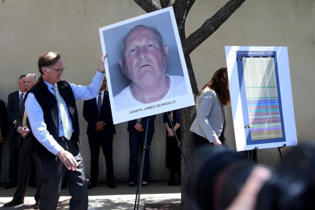 El arresto de Joseph James DeAngelo se anunció en una conferencia de prensa el pasado mes de abril. (GETTY IMAGES)