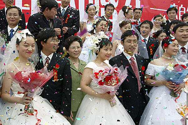 La industria nupcial china es, hoy, la más potente del mundo.