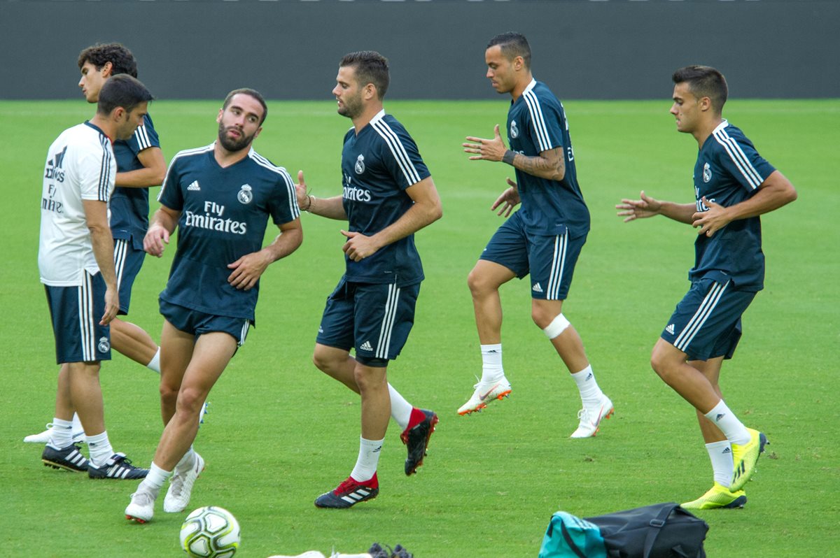 El Real Madrid se encuentra en este momento cumpliendo con su pretemporada en Estados Unidos. (Foto Prensa Libre: EFE)