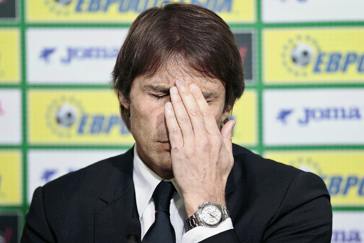 El técnico Antonio Conte está en la mira de la justicia italiana por arreglo de partidos. (Foto Prensa Libre: AP)