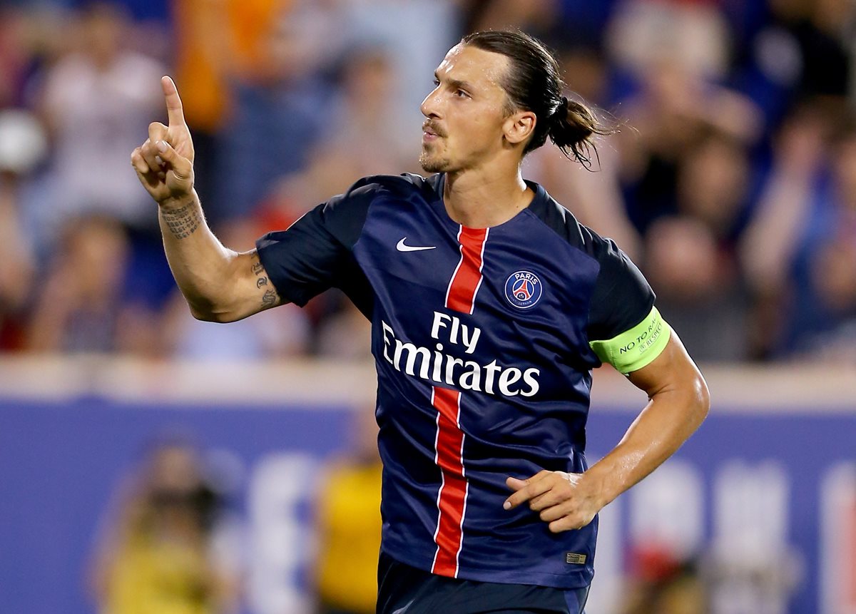 Zlatan se encuentra en la pretemporada con el PSG. (Foto Prensa Libre: AFP)