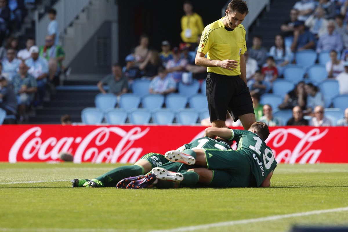 El Betis vence al Celta y se acerca a la permanencia. (Foto Prensa Libre: EFE).