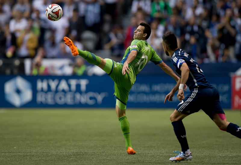 Pappa no pudo conseguir el pase a la final con el Seattle Sounders. (Foto Prensa Libre: AP)