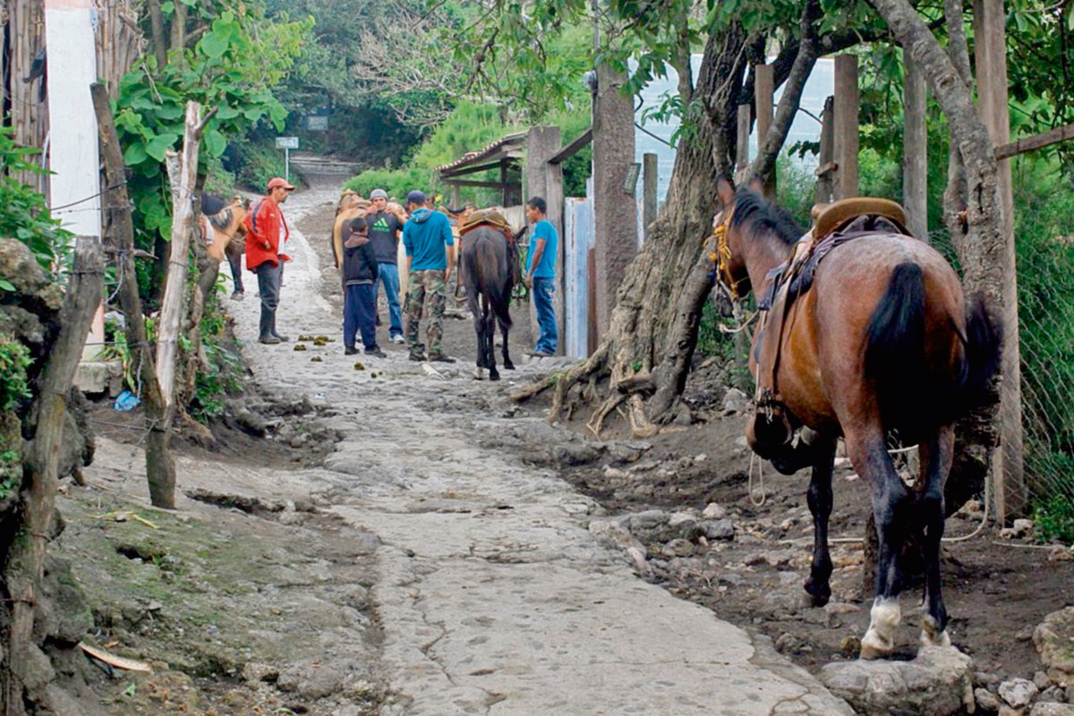 Guías de turismo del Volcán de Pacaya, en San Vicente Pacaya, Escuintla, esperan que con el plan de seguridad se incremente el número de visitas.