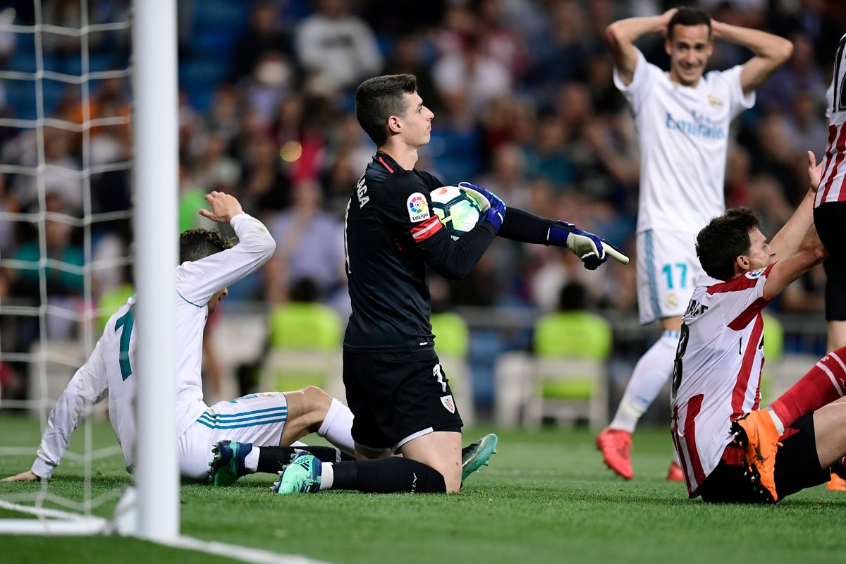 Kepa fue la gran figura del Athletic y evitó las anotaciones del Real Madrid.