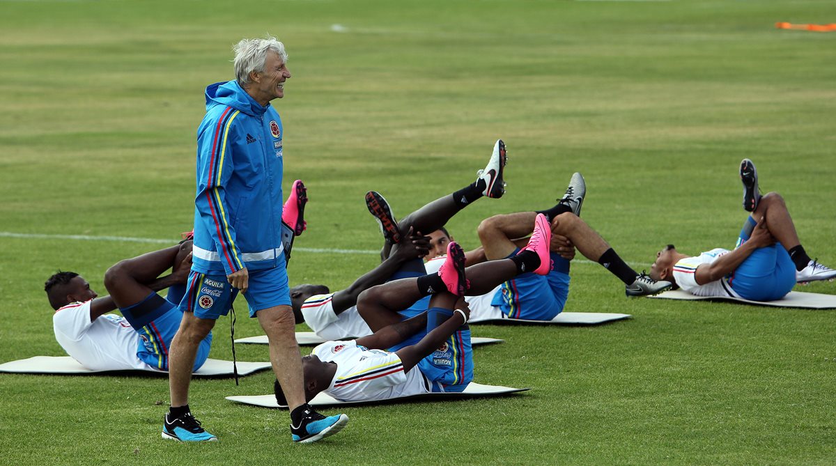 José Pekerman, está al frente de la Selección de Colombia. (Foto Prensa Libre: AP)