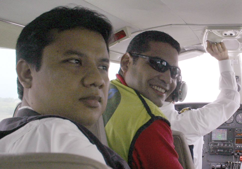 Los periodistas Diego D' Pablos (der.) y Carlos Melo fueron liberados el viernes. (Foto Prensa Libre: AP).