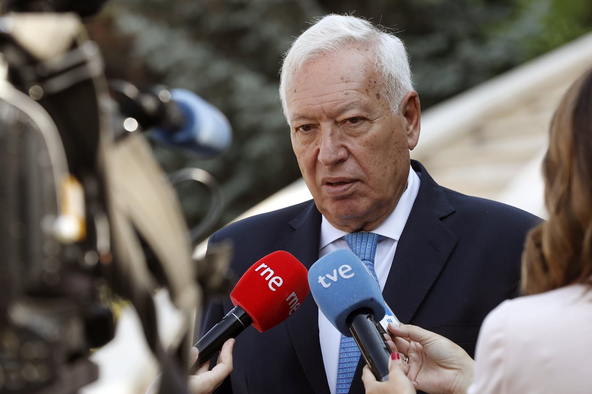 El ministro español de Asuntos Exteriores, José Manuel García-Margallo, quiere izar la bandera de su país en Gibraltar. (Foto Prensa Libre: EFE).