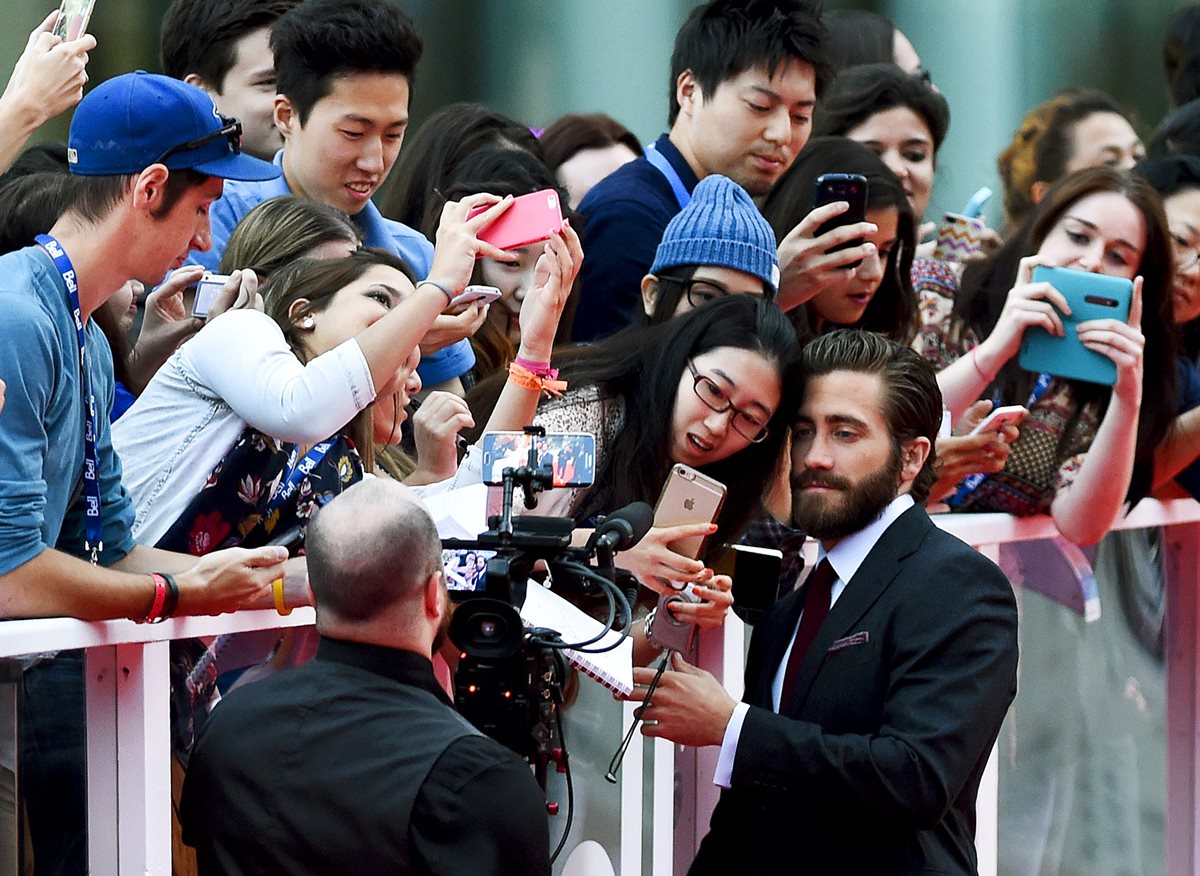 El actor Jake Gyllenhaal llegó a Toronto para la presentación de la cinta Demolition, que inauguró el festival. (Foto Prensa Libre: EFE)