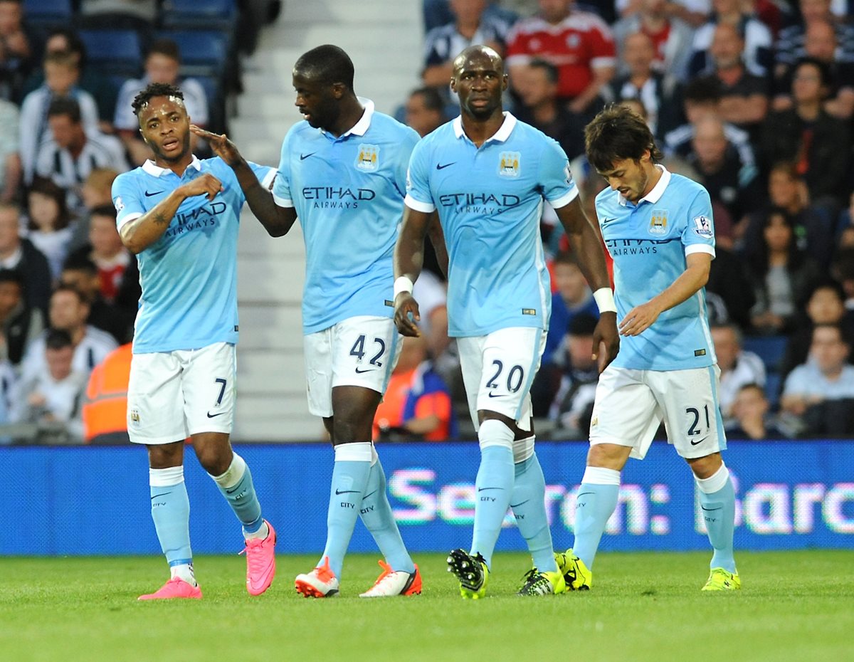 El Mánchester City goleó al West Bromwich Albion. (Foto Prensa Libre: AFP).