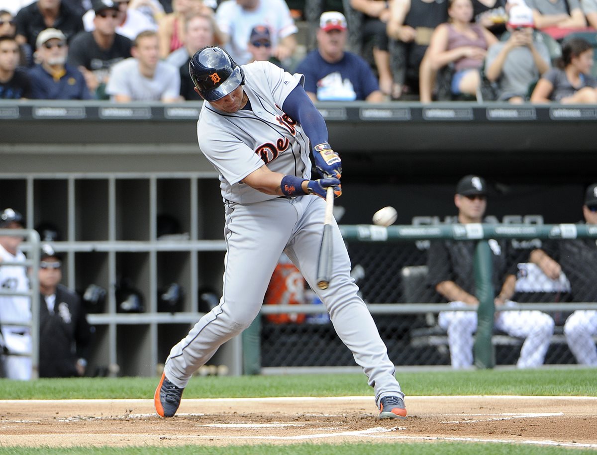 Miguel Cabrera hace historia con los Tigres de Detroit. (Foto Prensa Libre: AFP)