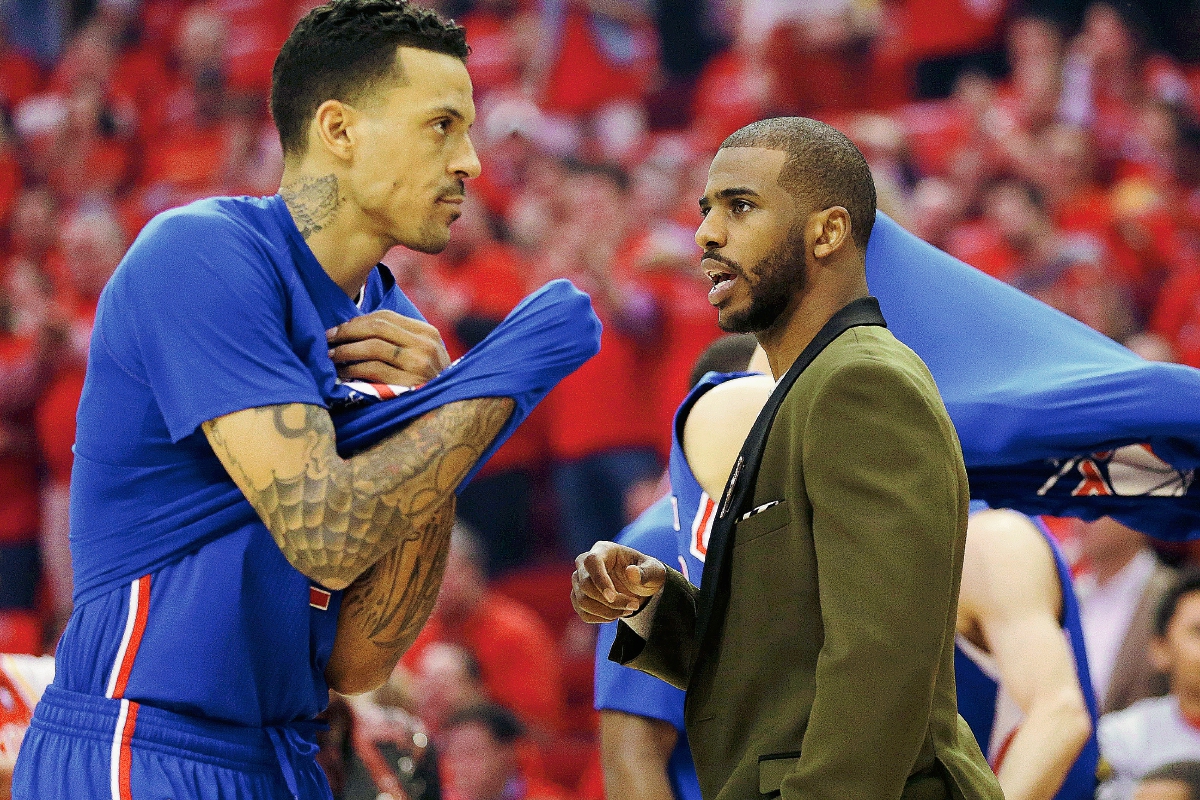 Matt Barnes, captado durante el primer juego de la serie. (Foto Prensa Libre: AP)