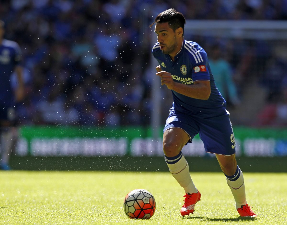 Radamel Falcao tiene otra oportunidad de brillar en la Liga Premier. (Foto Prensa Libre: AFP)