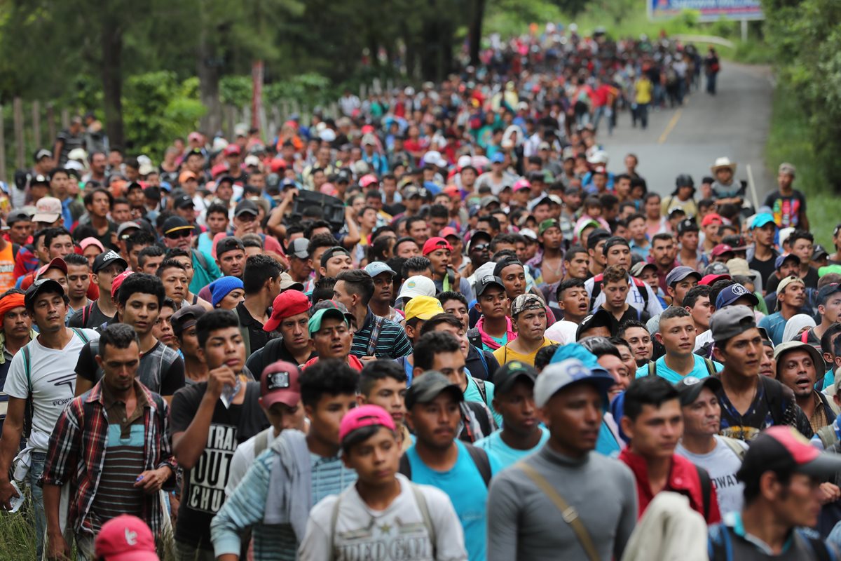 Miles de migrantes del Triángulo Norte de Centroamérica han salido de sus países por la pobreza y violencia. (Foto Prensa Libre: Hemeroteca PL)