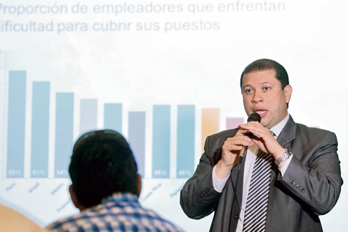 Marco Penado, gerente de ManpowerGroup Guatemala, analizó la falta de talento laboral.