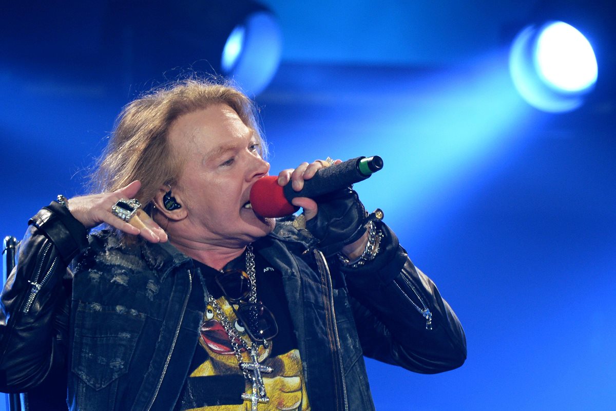 En redes sociales, los usuarios especulan con un concierto de Guns N' Roses en Guatemala (Foto Prensa Libre: AFP).